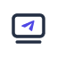 Icon Outline Blue Product Web Push