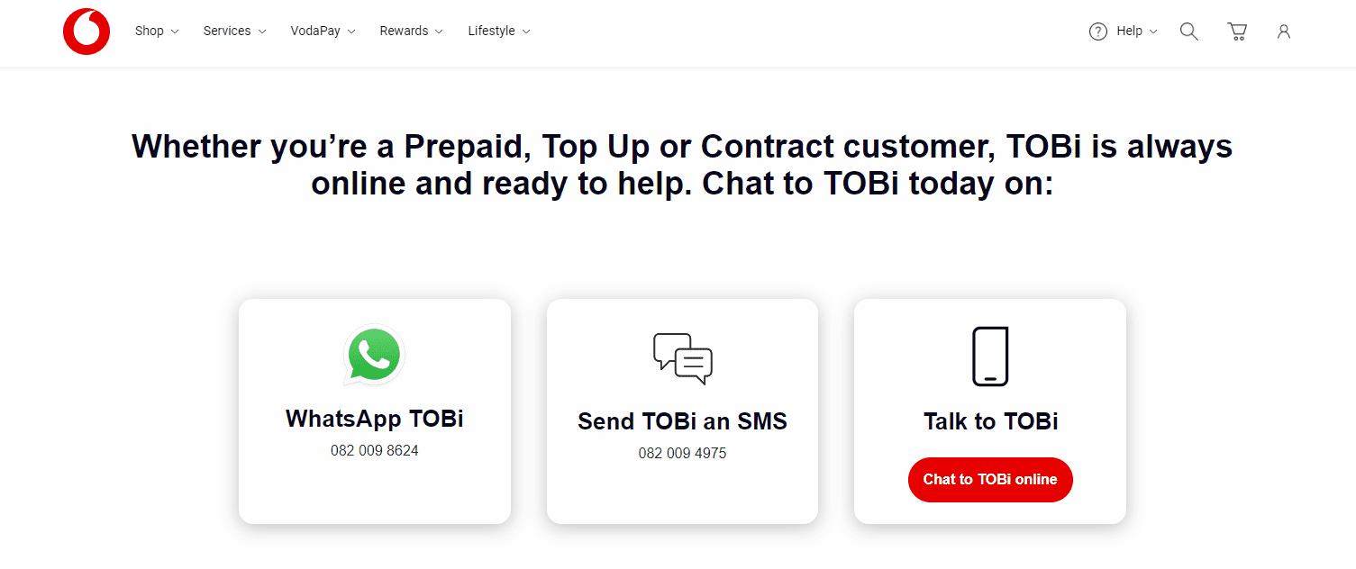 Vodafone 通過 TOBi 提升了其客戶支援服務